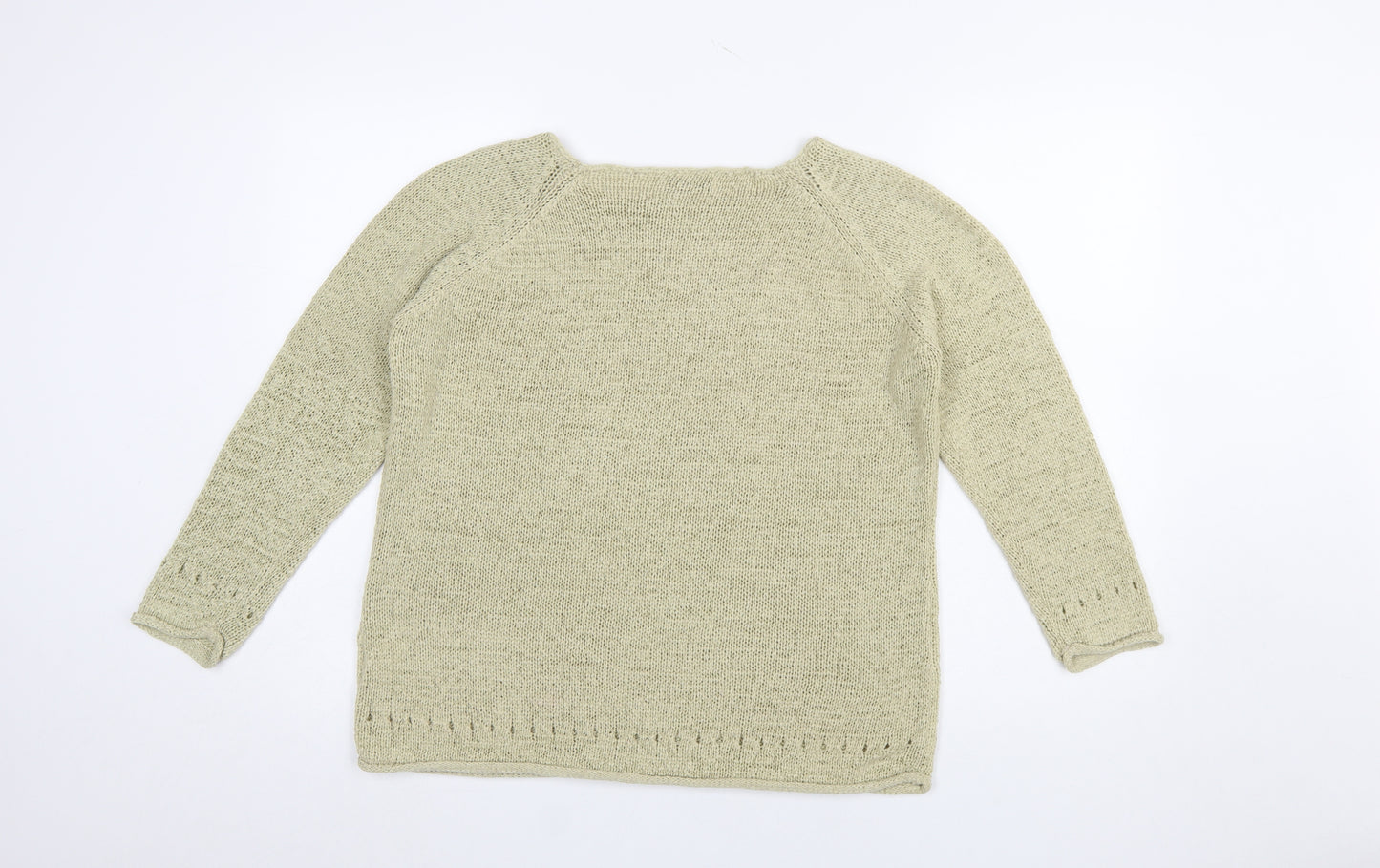 Evie Women’s Beige Knit Pullover Jumper Size 18-20 Long Sleeve