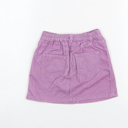 Mothercare Girls Purple Corduroy A-Line Skirt 3-4 Years