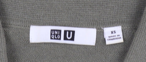 Uniqlo U Men's Green Cotton Short Sleeve Polo Shirt XS