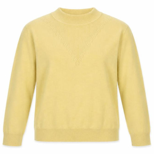 Eastex Women Beige Wool Blend Mock Neck Jumper Size 12