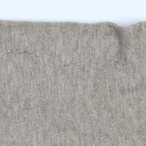OBJECT Womens Beige Roll Neck Knit Jumper XS