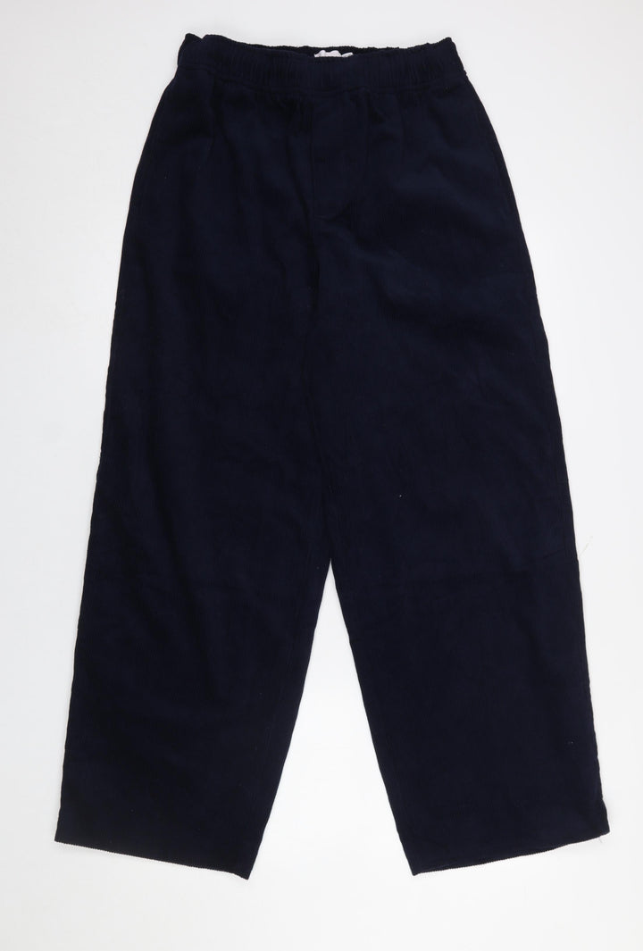 Topman Men’s Blue Corduroy Regular Fit Trousers W30 L32