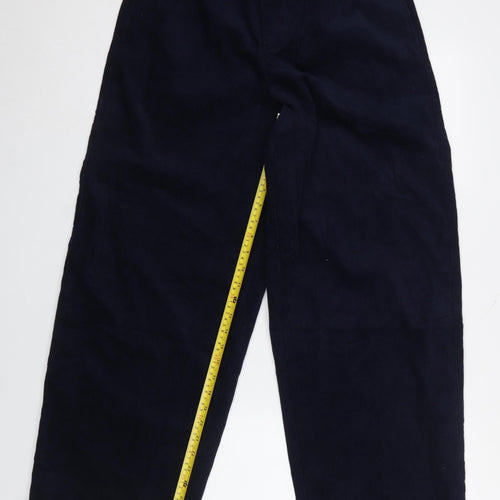Topman Men’s Blue Corduroy Regular Fit Trousers W30 L32