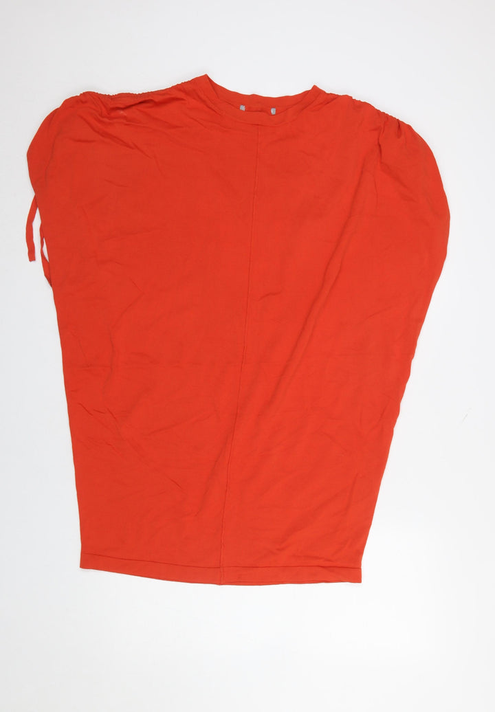 Oliver Bonas Women’s Red Cotton Tunic Blouse Size 8