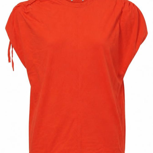 Oliver Bonas Women’s Red Cotton Tunic Blouse Size 8