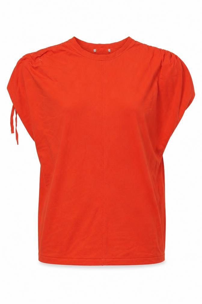 Oliver Bonas Women’s Red Cotton Tunic Blouse Size 8