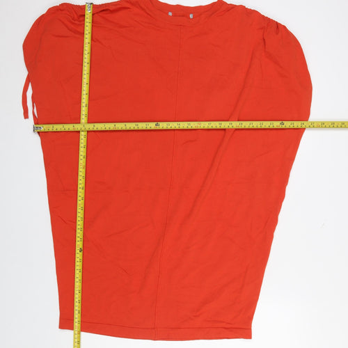 Oliver Bonas Women’s Red Cotton Tunic Blouse Size 8
