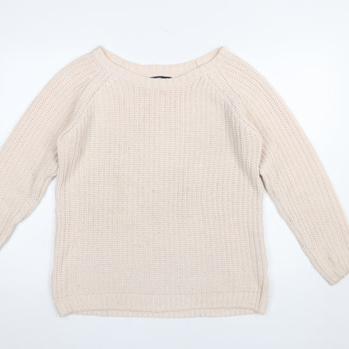 Colours of the World Women’s Beige Cotton Knit Jumper L
