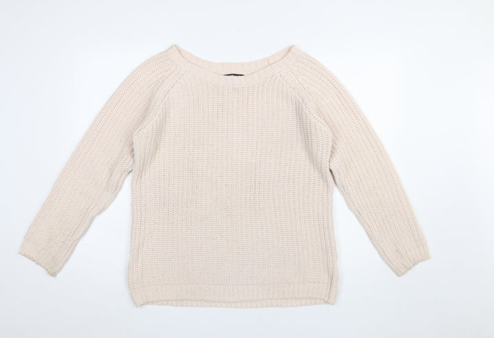 Colours of the World Women’s Beige Cotton Knit Jumper L