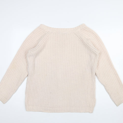 Colours of the World Women’s Beige Cotton Knit Jumper L