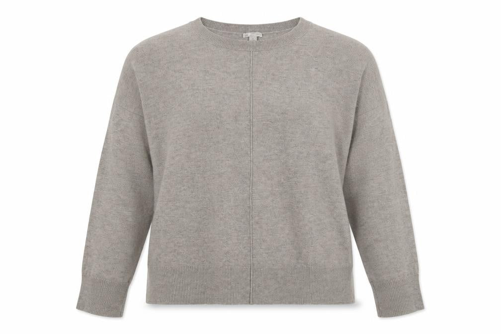 Front view of Gap Women Beige Wool Blend Crew Neck jumper M