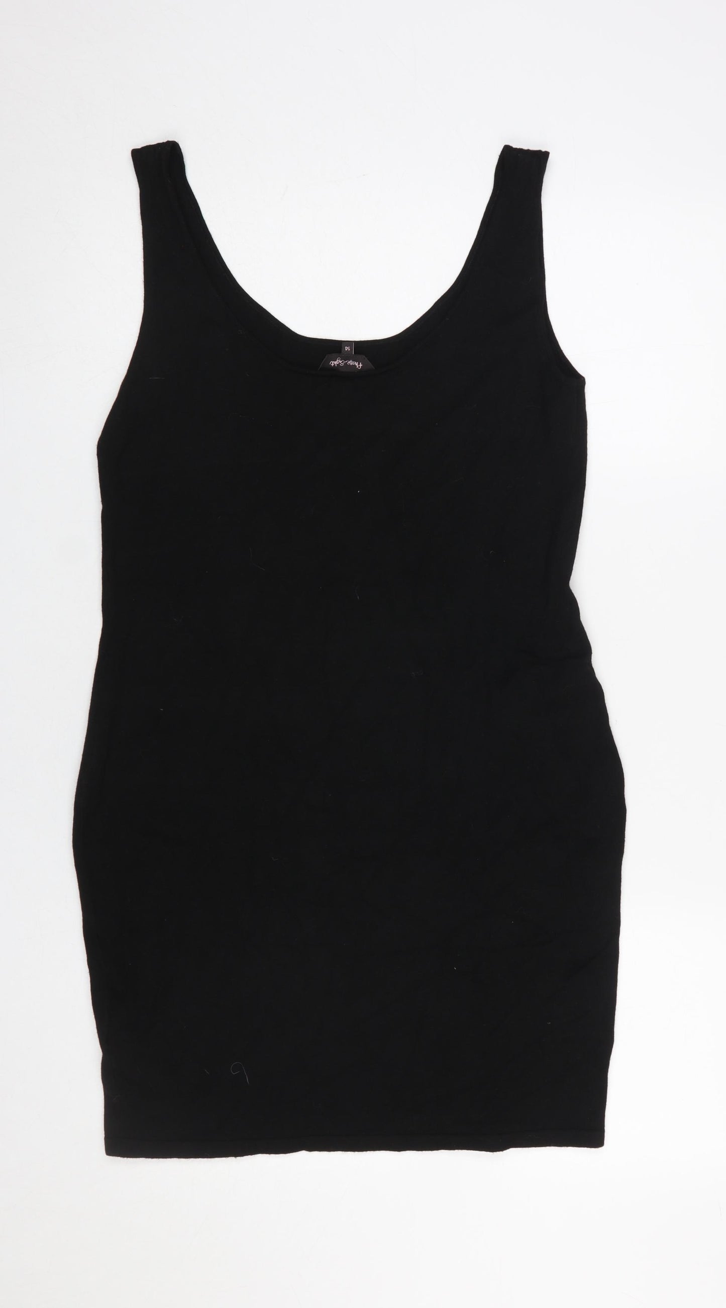 Phase Eight Women’s Black Sleeveless Bodycon Dress Size 14