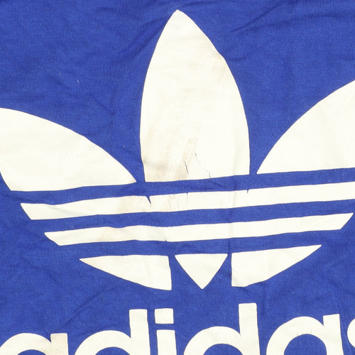Adidas Womens Blue XL Short Sleeve Sports T-Shirt