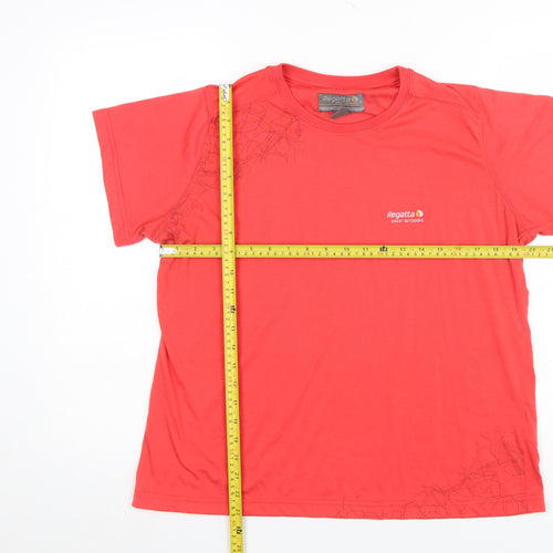 Regatta Women's Red Quick Dry Outdoor T-Shirt Size 18