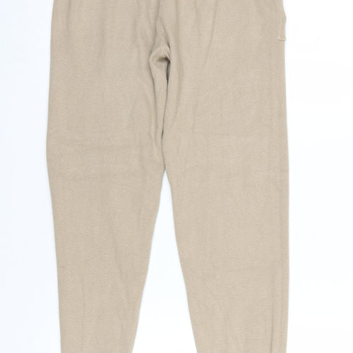 New Look Women’s Beige Knit Jogger Trousers Size S
