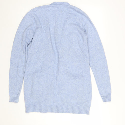 Vila Women Blue Long Sleeve Knit Cardigan Size S