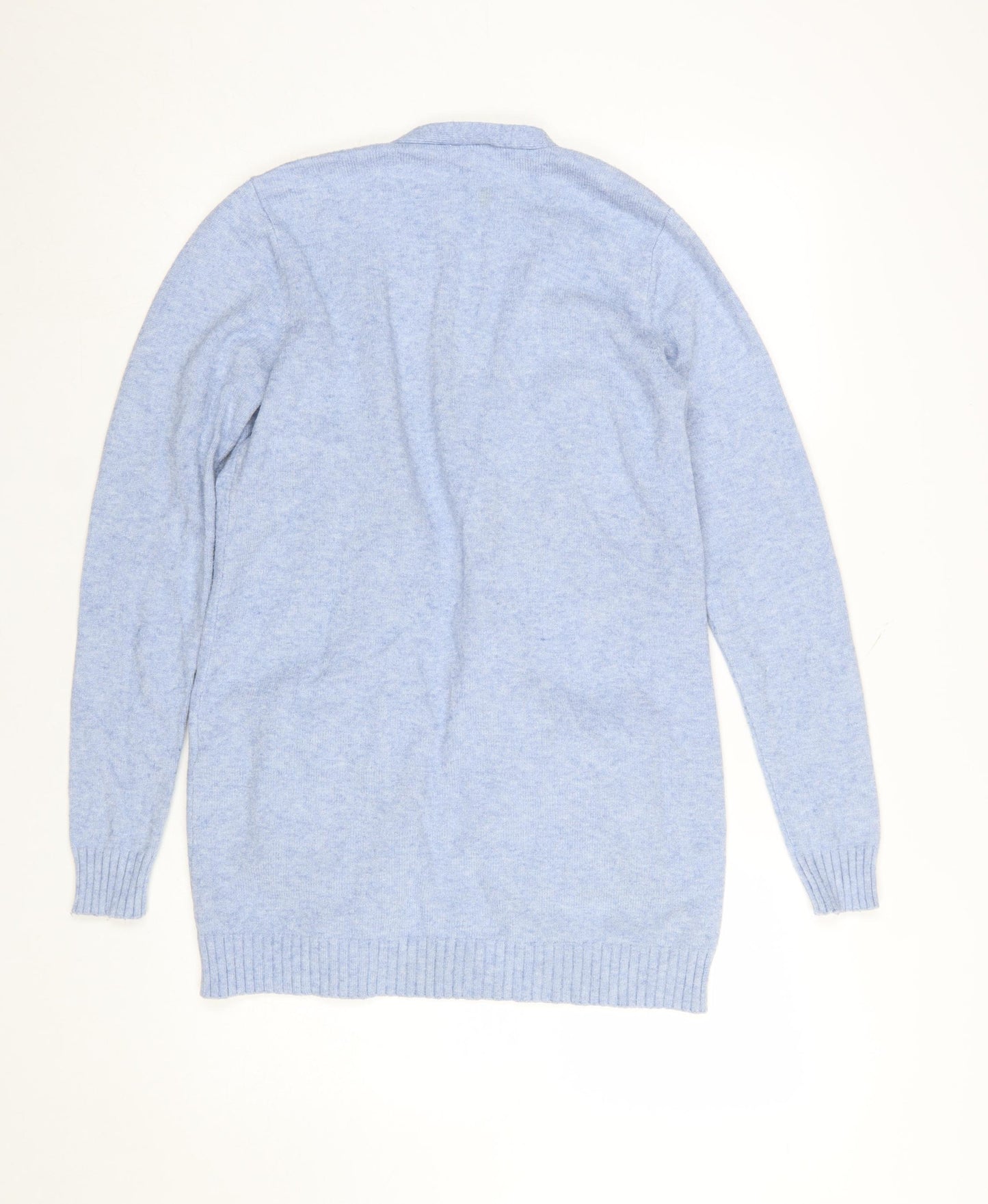Vila Women Blue Long Sleeve Knit Cardigan Size S
