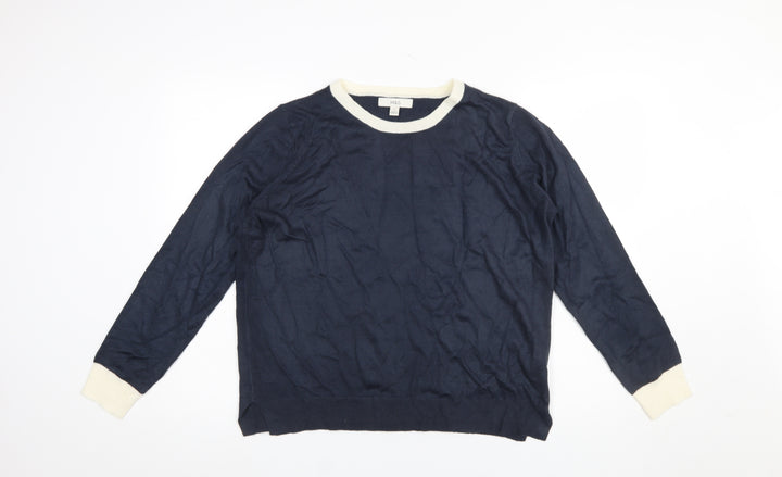 Marks and Spencer Women’s Blue Crew Neck Acrylic Jumper Size 14