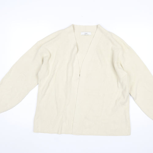 Marks and Spencer Women’s Beige Knit Long Sleeve Cardigan M