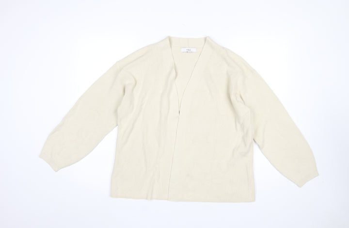 Marks and Spencer Women’s Beige Knit Long Sleeve Cardigan M