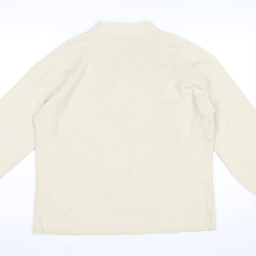 Marks and Spencer Women’s Beige Knit Long Sleeve Cardigan M