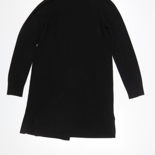 Debenhams Women's Black V-Neck Long Sleeve Cardigan Size 12