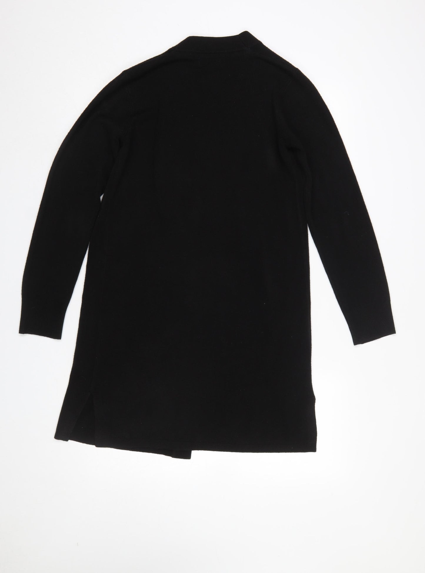 Debenhams Women's Black V-Neck Long Sleeve Cardigan Size 12