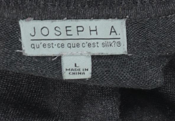 Joseph A. Women’s Grey Roll Neck Knit Jumper Size L