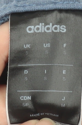 Adidas Men's Blue Small Jogger Sweatpants Tapered Fit Activewear