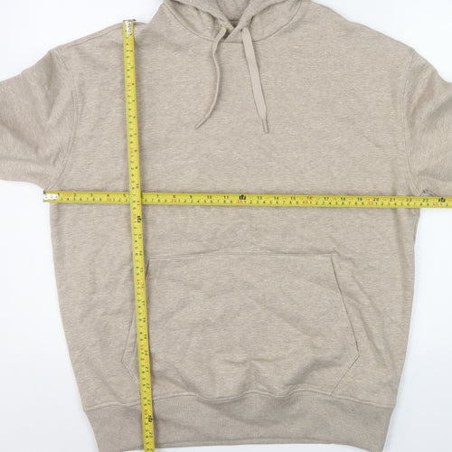 Marks and Spencer Men’s Beige Pullover Hoodie Small Regular Fit