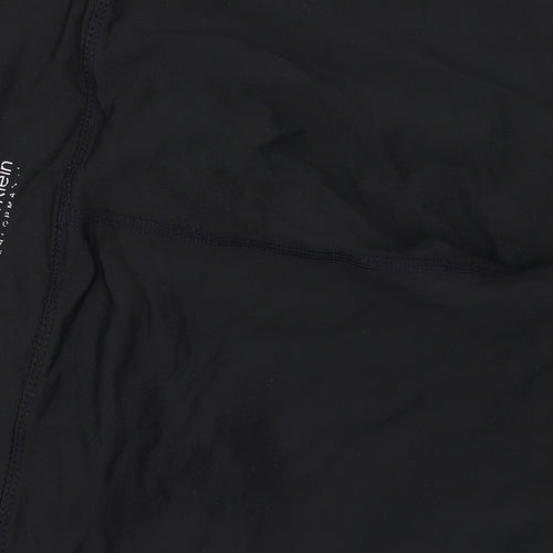 Calvin Klein Women Black Capri Leggings L Performance Activewear