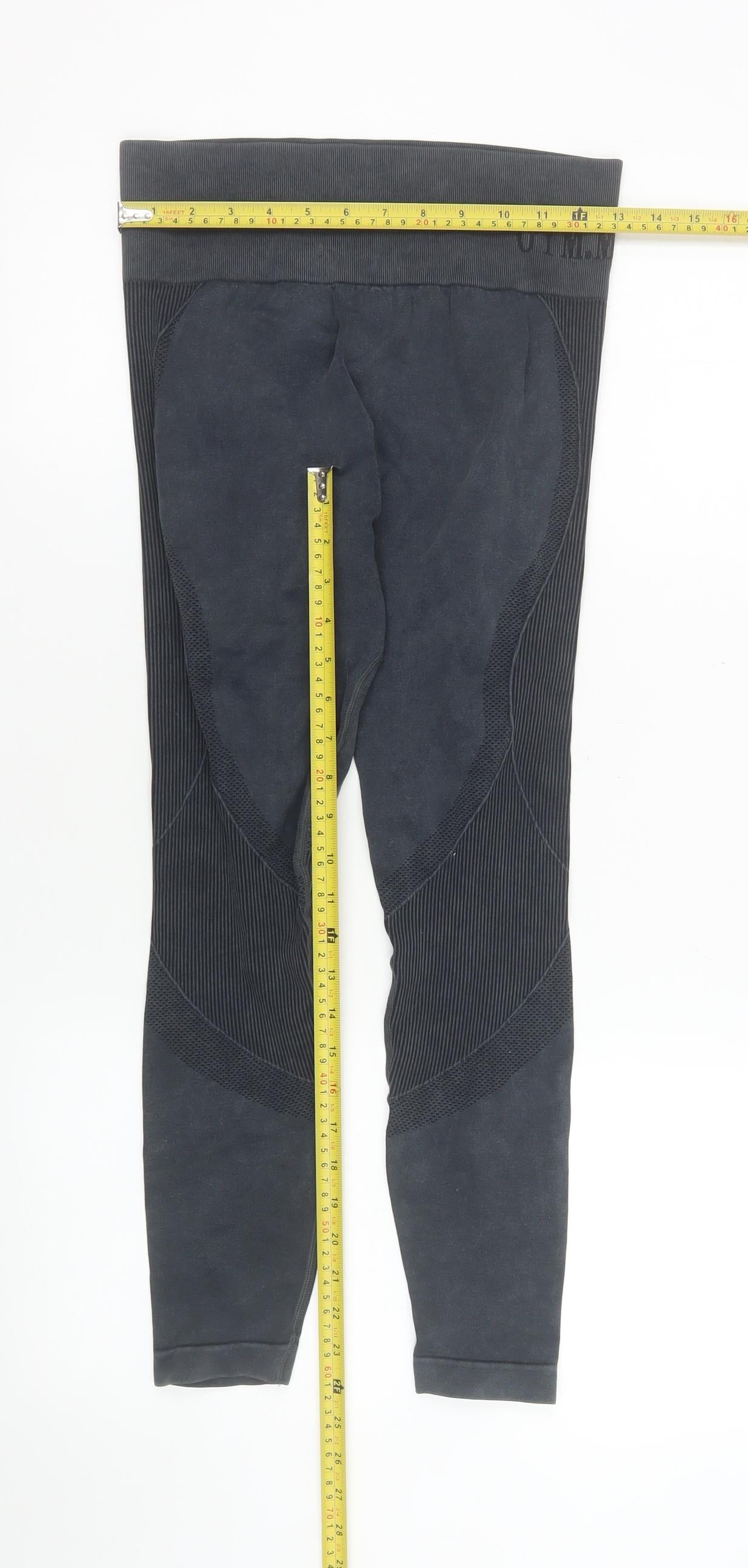 Gym Minute Women's Black Seamless Leggings Size L High Waisted