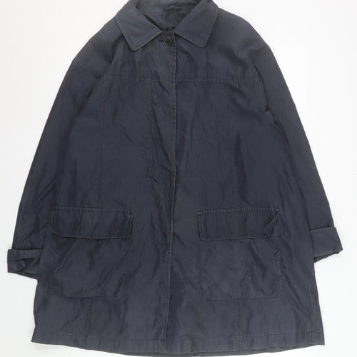 InWear Men's Black M Mid-Length Rain Coat Water Resistant Jacket
