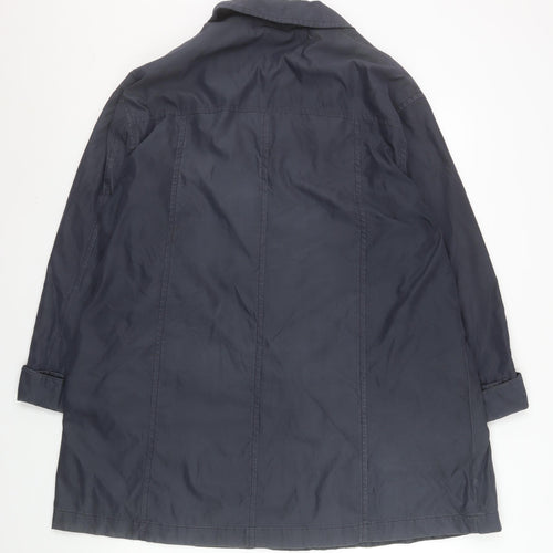 InWear Men's Black M Mid-Length Rain Coat Water Resistant Jacket