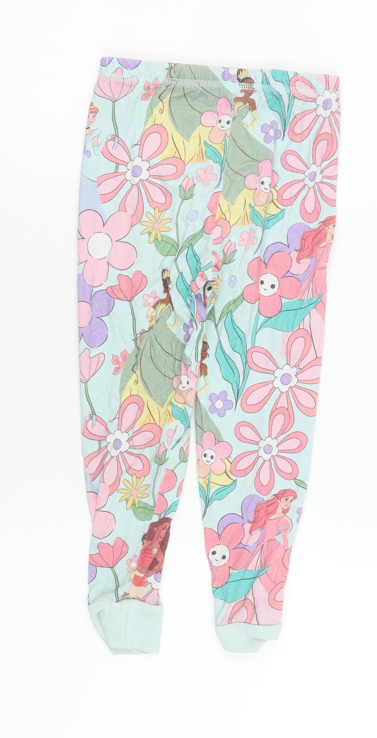 Disney Princess George Girls Multicoloured 4-5 Years Cotton Pyjama Pants