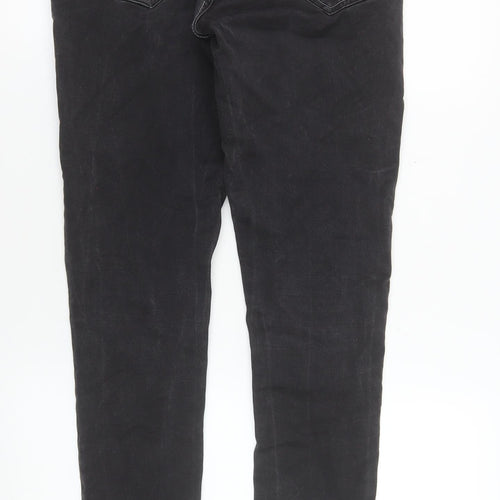 Trigger Men's Black Slim Fit Stretch Denim Jeans Size 30