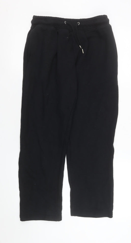 Dunnes Stores Men’s Black Small Fleece Sweatpants with Drawstring Waist