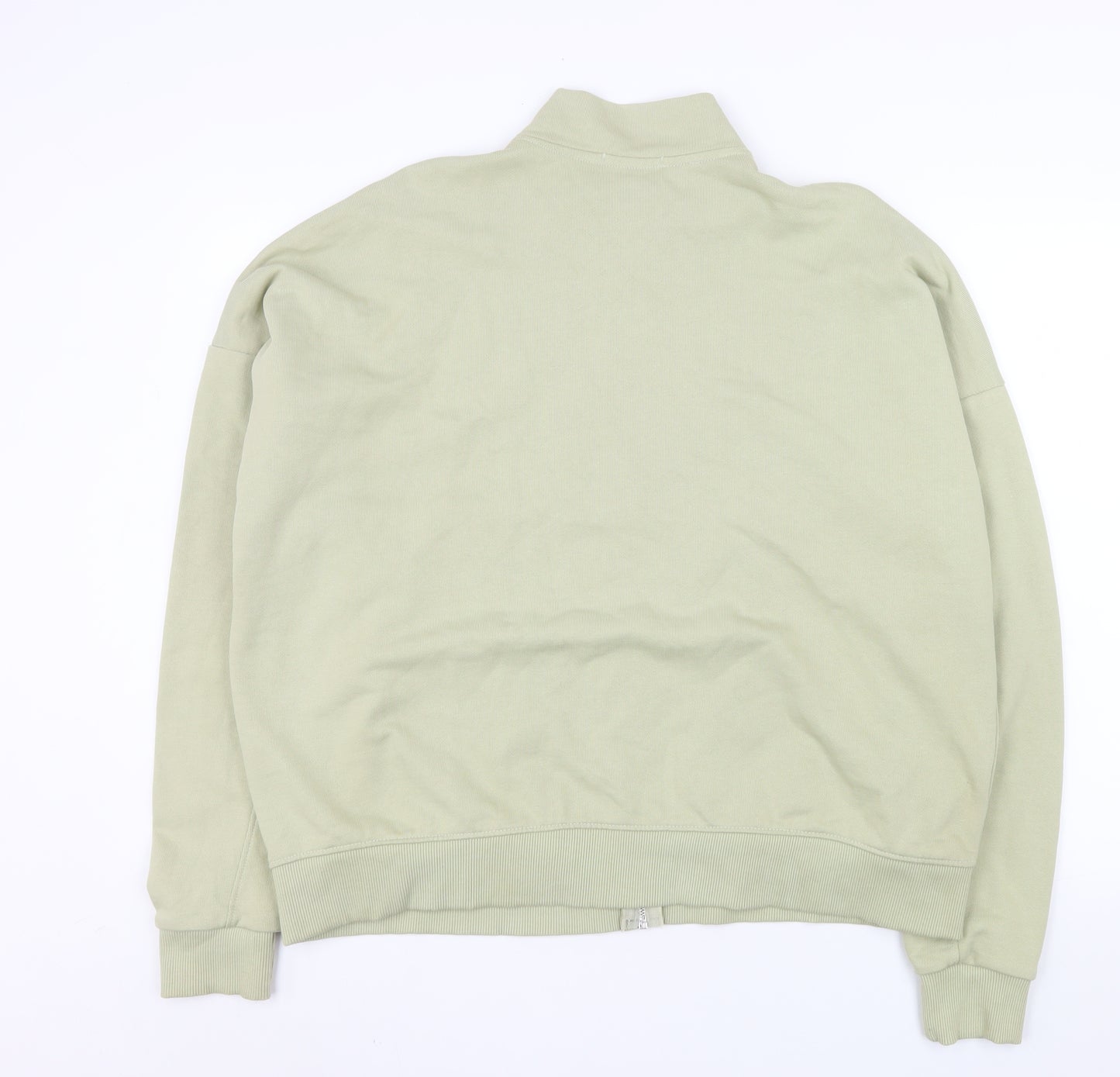 PrettyLittleThing Women’s Green Logo Full Zip Basic Jacket Size S