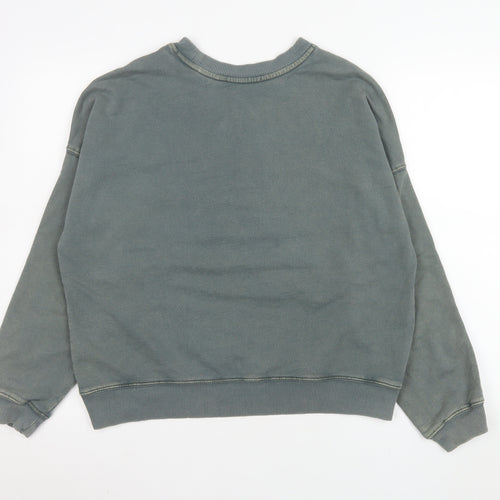 Next Men’s Green Paris L’Amour Graphic Sweatshirt Size M Relaxed Fit