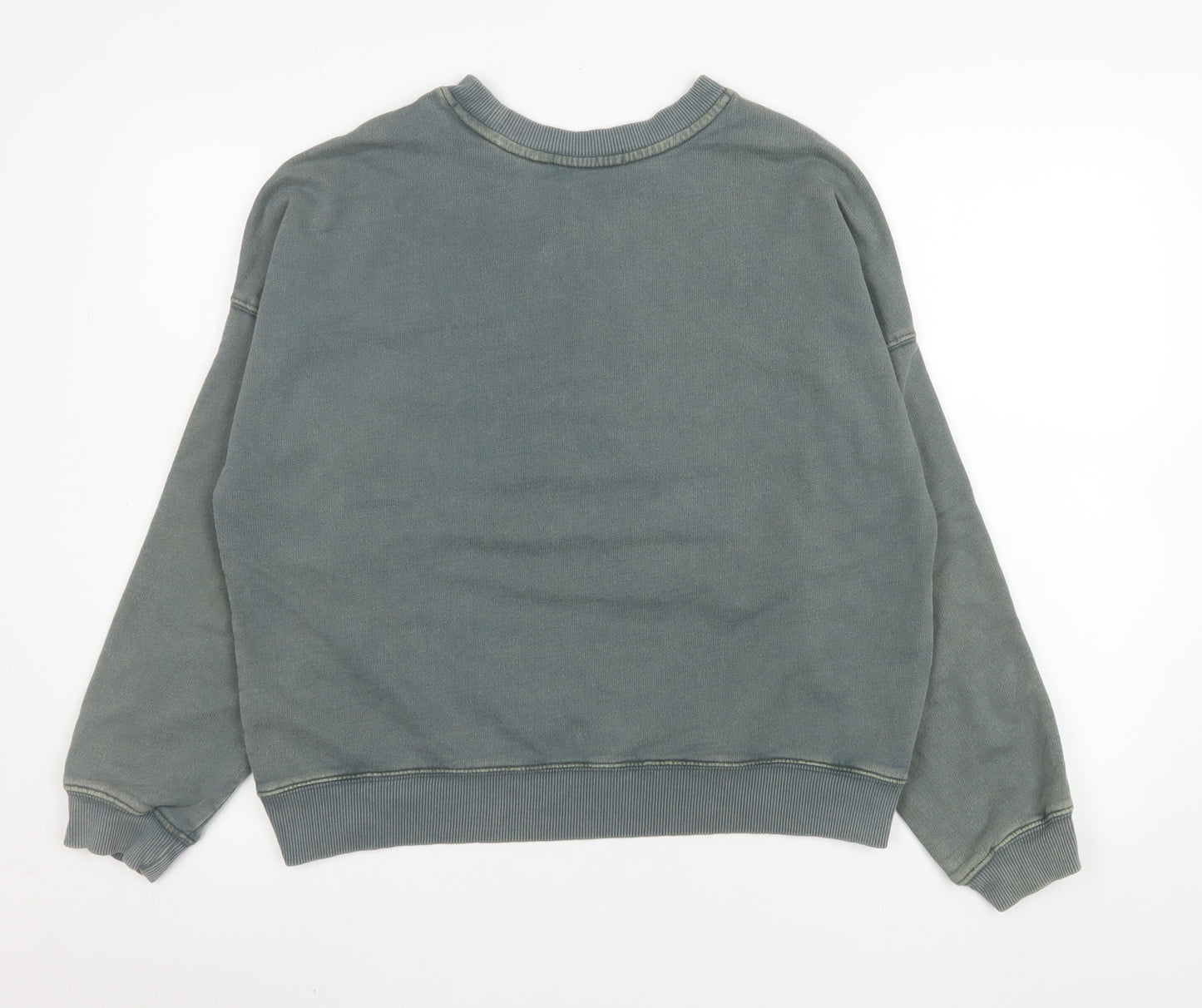 Next Men’s Green Paris L’Amour Graphic Sweatshirt Size M Relaxed Fit
