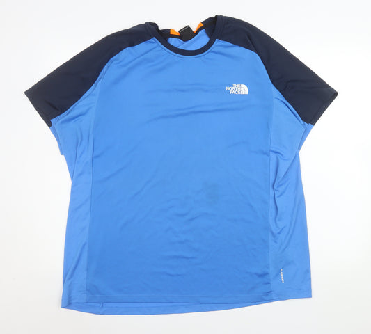 The North Face Men's Blue 2XL Raglan Sleeve Active T-Shirt