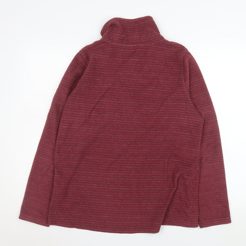 Regatta Great Outdoors Women's Red 1/2 Zip Pullover Fleece UK 14
