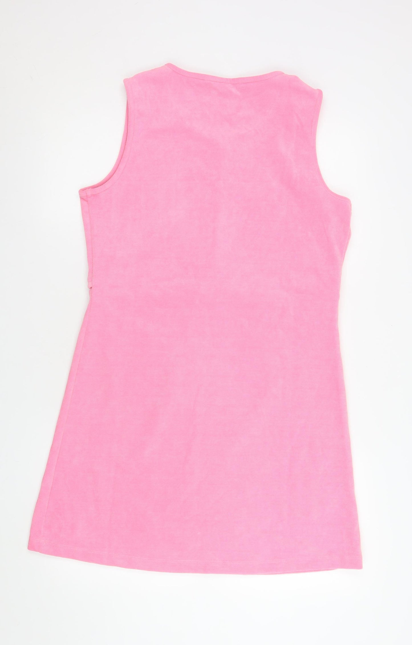 Very Women Pink Size 14 Sleeveless A-Line Knit Dress