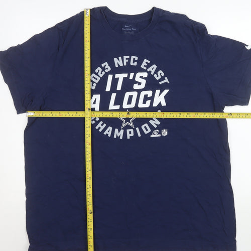Nike Men’s Navy 2XL Dallas Cowboys Champions Graphic T-Shirt