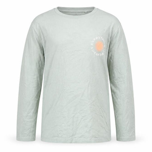 Unit Kids Girls Green Long Sleeve Graphic Cotton T-Shirt 11-12 Years