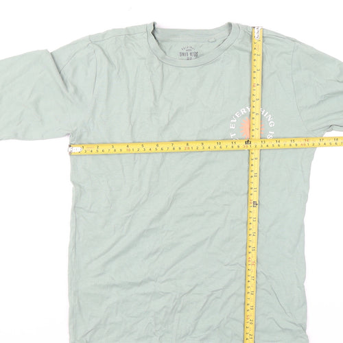 Unit Kids Girls Green Long Sleeve Graphic Cotton T-Shirt 11-12 Years