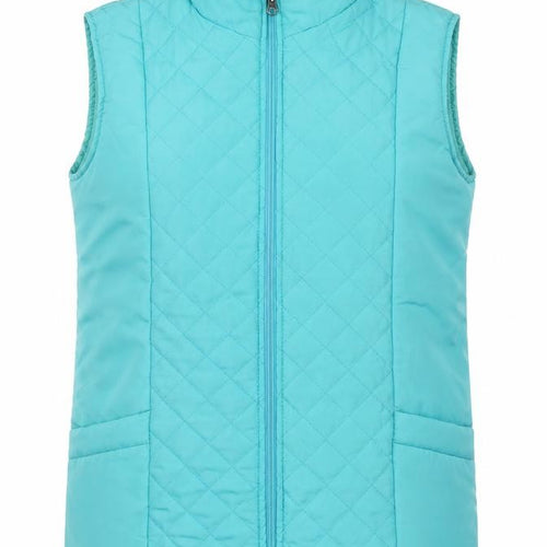 Anne de Lançay Women's Blue Quilted Waistcoat Size M