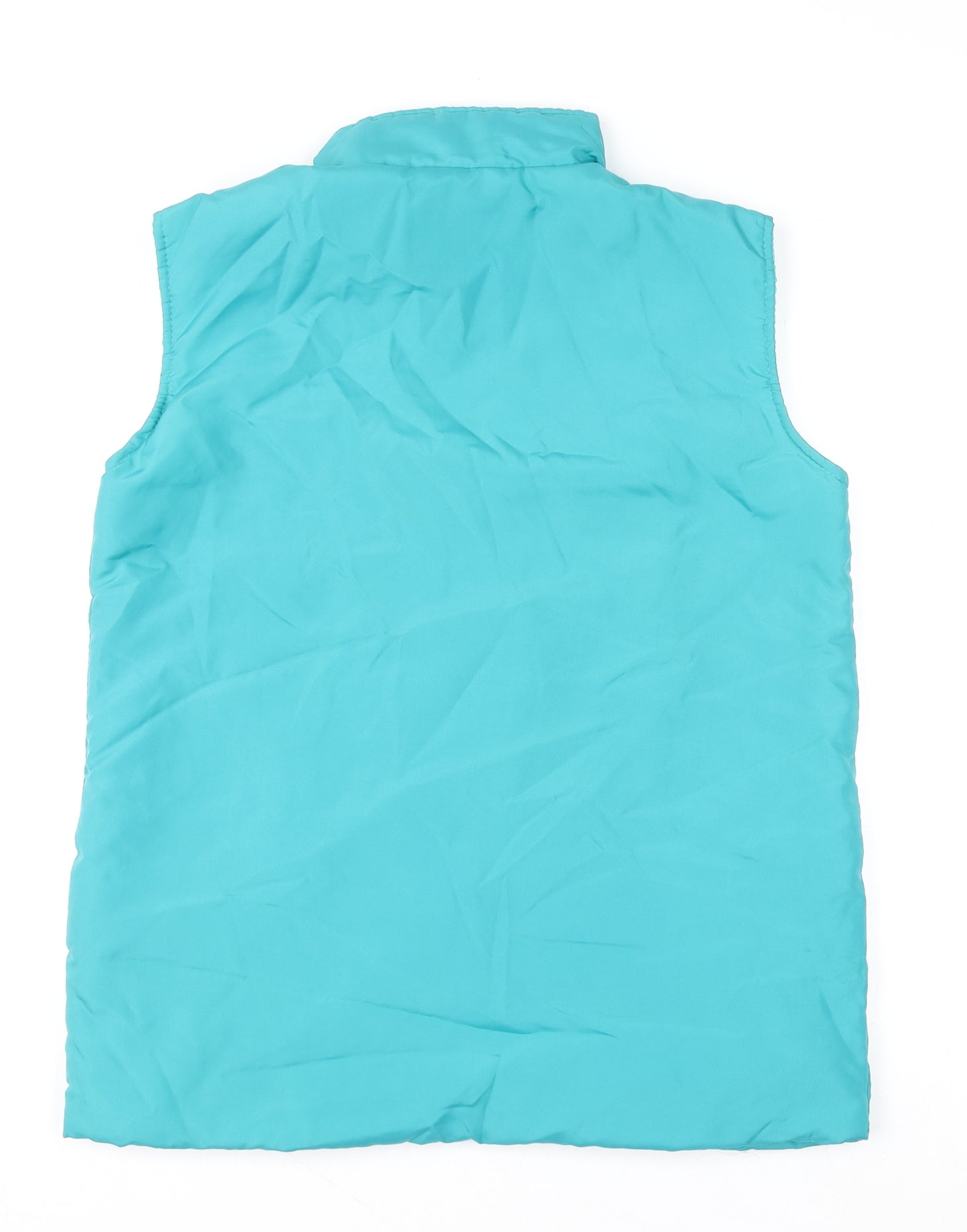 Anne de Lançay Women's Blue Quilted Waistcoat Size M