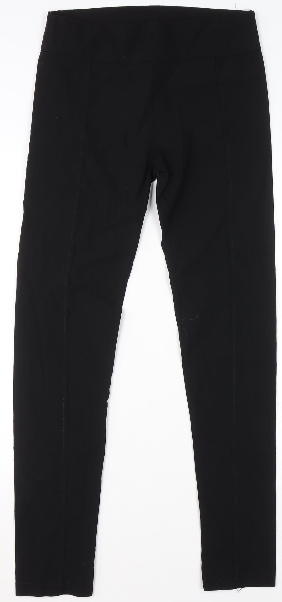 d.e.c.k. by Decollage Women's Black XL Viscose Stretch Leggings
