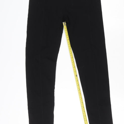 d.e.c.k. by Decollage Women's Black XL Viscose Stretch Leggings
